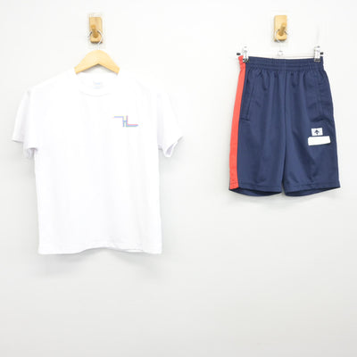 【中古】東京都 関東第一高等学校 女子制服 2点 (体操服 上・体操服 下) sf099929