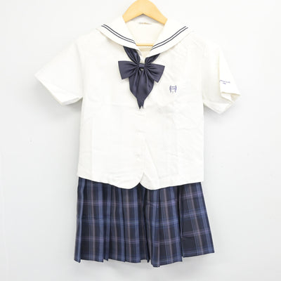 【中古】埼玉県 秋草学園高等学校 女子制服 3点 (セーラー服・スカート) sf099947