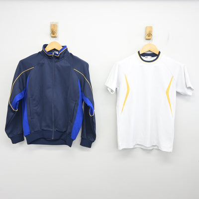 【中古】静岡県 浜松市立高等学校 女子制服 3点 (ジャージ 上・体操服 上・ジャージ 下) sf099966