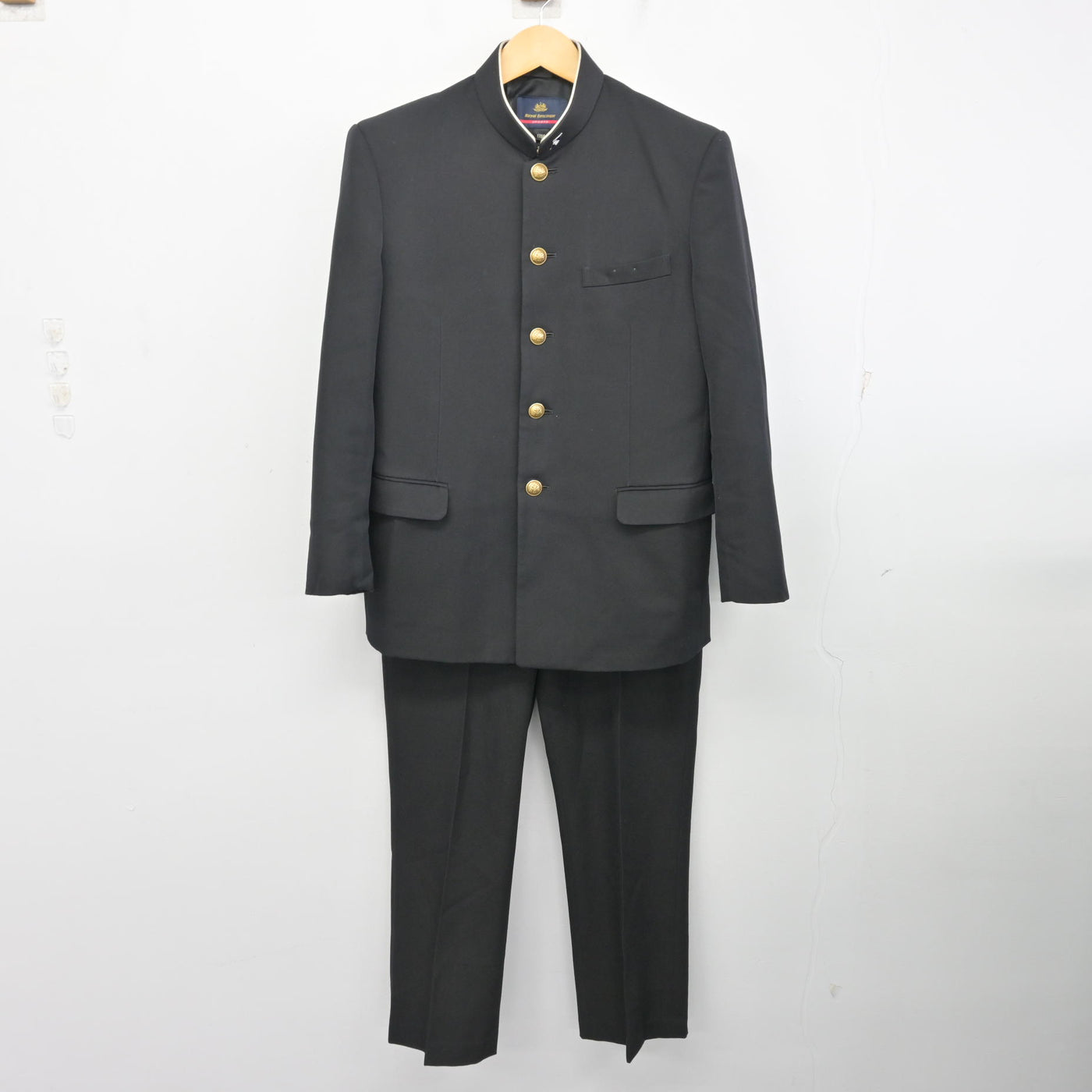 中古】埼玉県 松山高等学校 男子制服 3点 (学ラン・ズボン) sf099970 