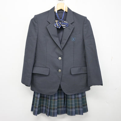 【中古】神奈川県 川和中学校 女子制服 4点 (ブレザー・スカート) sf099985