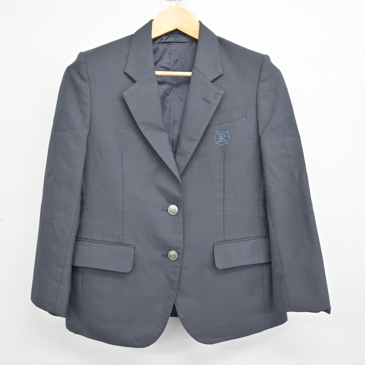 【中古】神奈川県 川和中学校 女子制服 4点 (ブレザー・スカート) sf099985