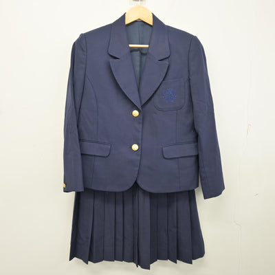 【中古】神奈川県 日本大学高等学校・中学校 女子制服 2点 (ブレザー・スカート) sf099986