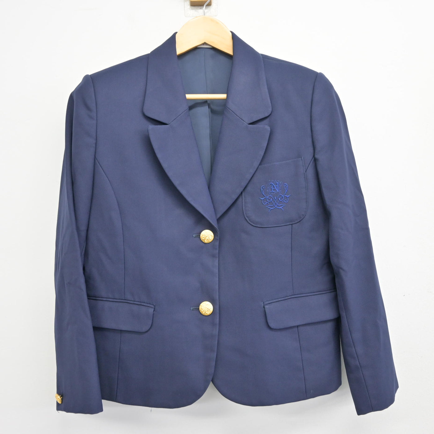 【中古】神奈川県 日本大学高等学校・中学校 女子制服 2点 (ブレザー・スカート) sf099986