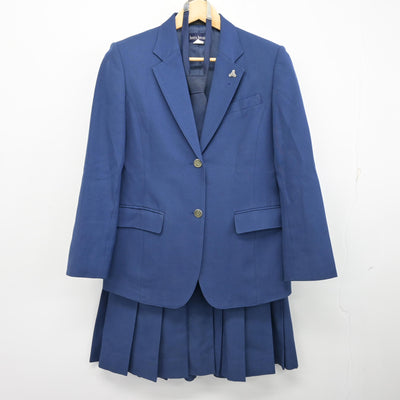 【中古】千葉県 松戸六実高等学校 女子制服 4点 (ブレザー・ニットベスト・スカート) sf099992