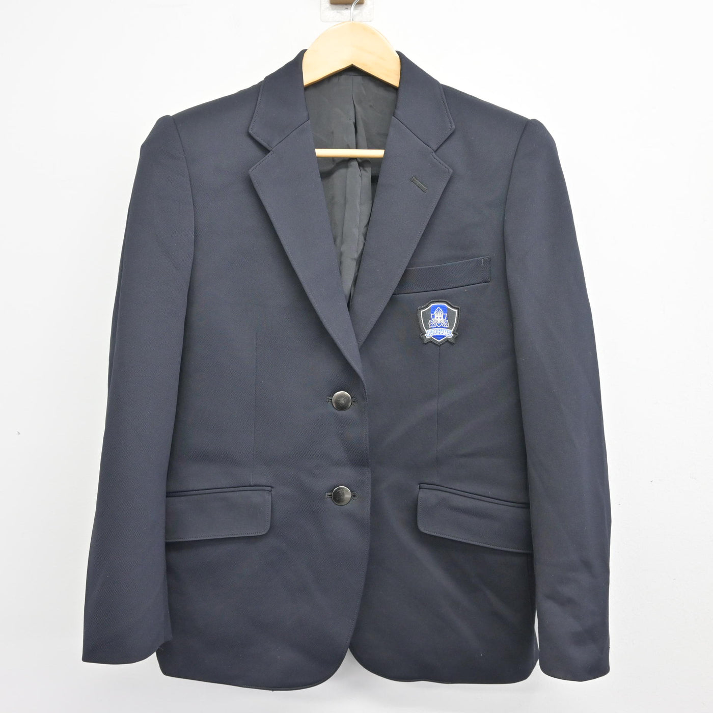 【中古】神奈川県 久里浜中学校 女子制服 2点 (ブレザー・スカート) sf099995