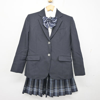 【中古】神奈川県 鵠沼高等学校 女子制服 4点 (ブレザー・シャツ・スカート) sf100014