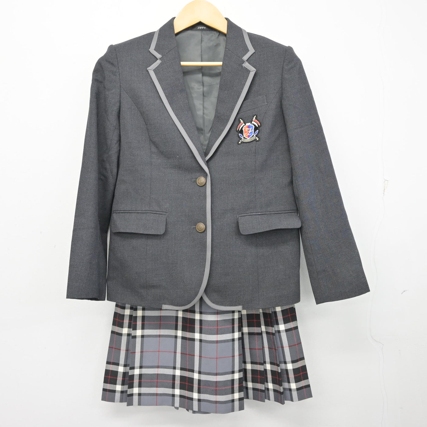 【中古】東京都 富士見丘中学高等学校 女子制服 3点 (ブレザー・スカート) sf100017