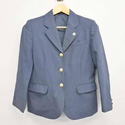 【中古】山形県 西川中学校 女子制服 2点 (ブレザー・ベスト) sf100021