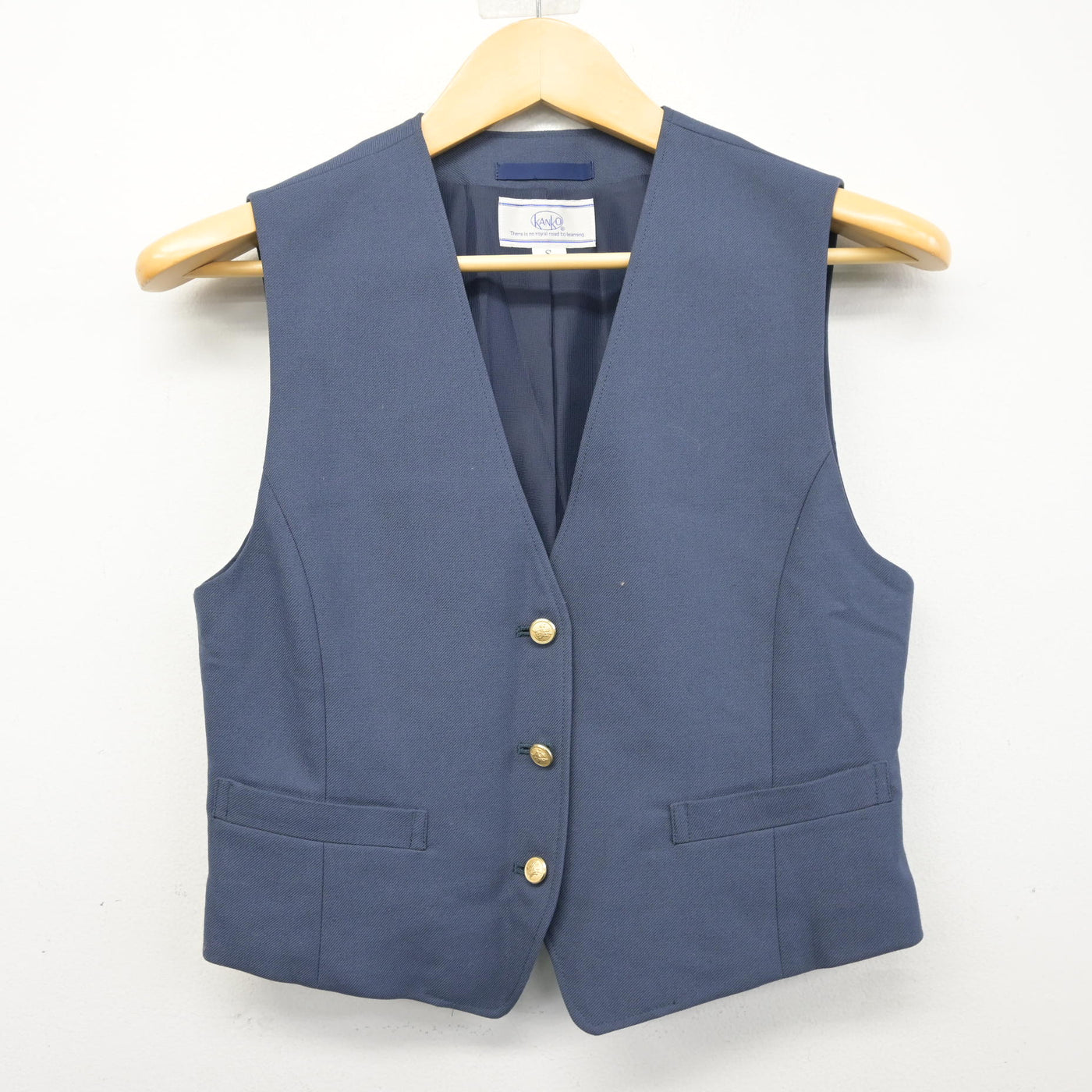 【中古】山形県 西川中学校 女子制服 2点 (ブレザー・ベスト) sf100021