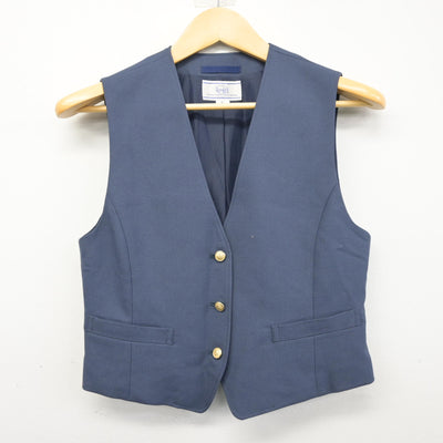 【中古】山形県 西川中学校 女子制服 2点 (ブレザー・ベスト) sf100021