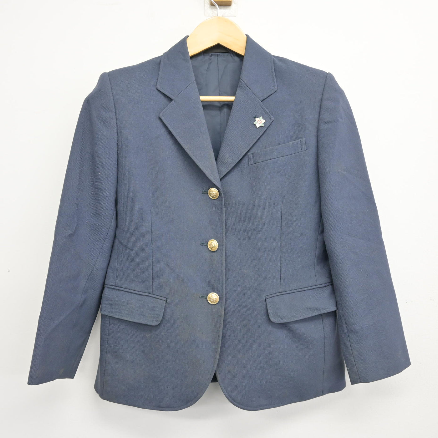 【中古】山形県 西川中学校 女子制服 2点 (ブレザー・ベスト) sf100022
