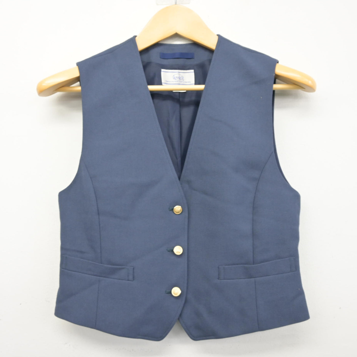 【中古】山形県 西川中学校 女子制服 2点 (ブレザー・ベスト) sf100022
