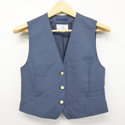 【中古】山形県 西川中学校 女子制服 2点 (ブレザー・ベスト) sf100022