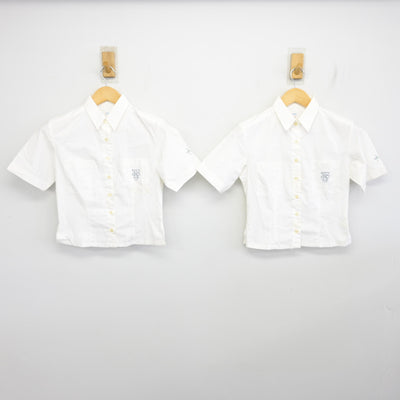 【中古】山形県 城北高等学校/旧制服 女子制服 3点 (シャツ・スカート) sf100025