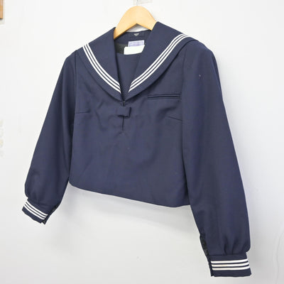 【中古】山形県 西川町立東部中学校 女子制服 1点 (セーラー服) sf100027