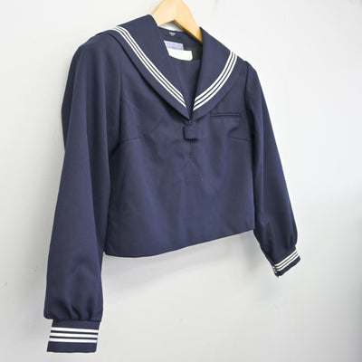 【中古】山形県 西川町立東部中学校 女子制服 1点 (セーラー服) sf100027