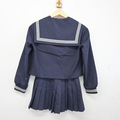 【中古】山形県 西川町立東部中学校 女子制服 2点 (セーラー服・スカート) sf100028
