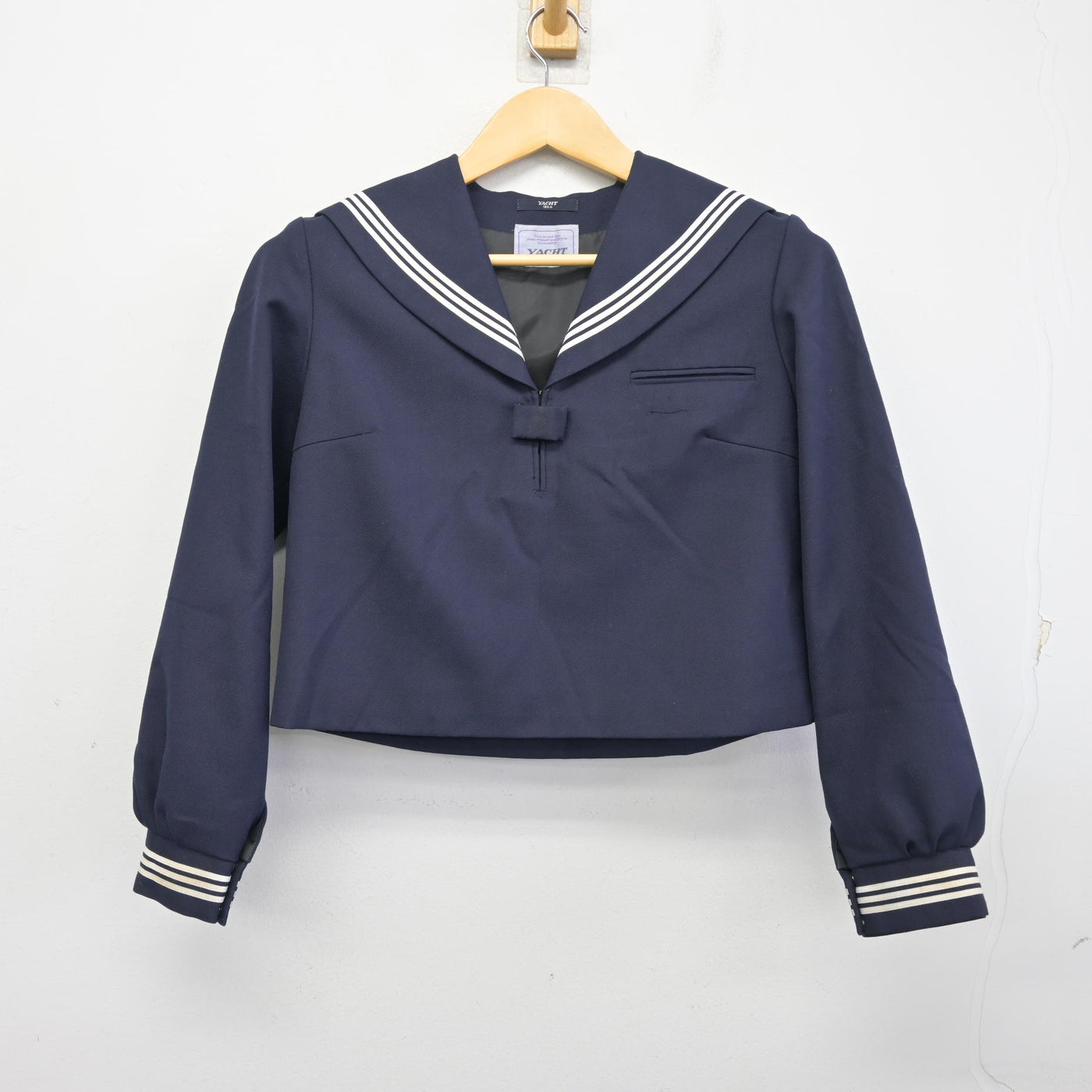 【中古】山形県 西川町立東部中学校 女子制服 2点 (セーラー服・スカート) sf100028