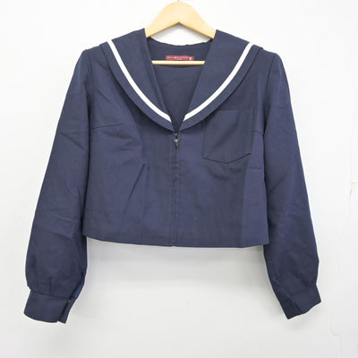 【中古】愛知県 長良中学校 女子制服 2点 (セーラー服・スカート) sf100029