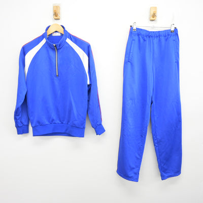 【中古】愛知県 長良中学校 女子制服 2点 (ジャージ 上・ジャージ 下) sf100032