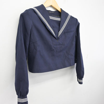 【中古】福岡県 筑紫女学園中学・高等学校 女子制服 1点 (セーラー服) sf100059