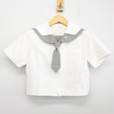 【中古】神奈川県 日本大学中学校 女子制服 3点 (セーラー服・スカート) sf100076