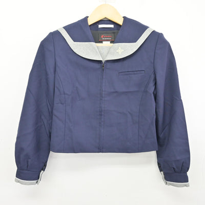 【中古】神奈川県 日本大学中学校 女子制服 1点 (セーラー服) sf100078