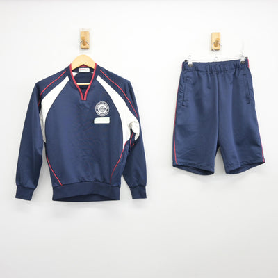 【中古】茨城県 下館南中学校 女子制服 2点 (ジャージ 上・体操服 下) sf100084