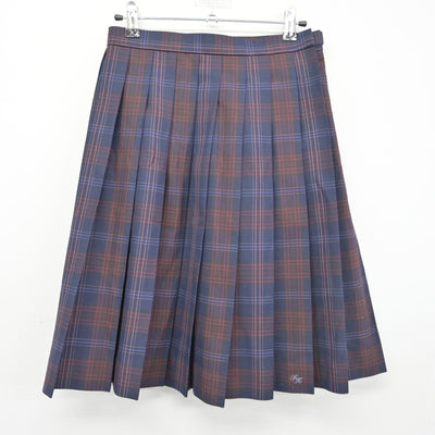 【中古】東京都 淵江高等学校 女子制服 3点 (ブレザー・ニット・スカート) sf100092