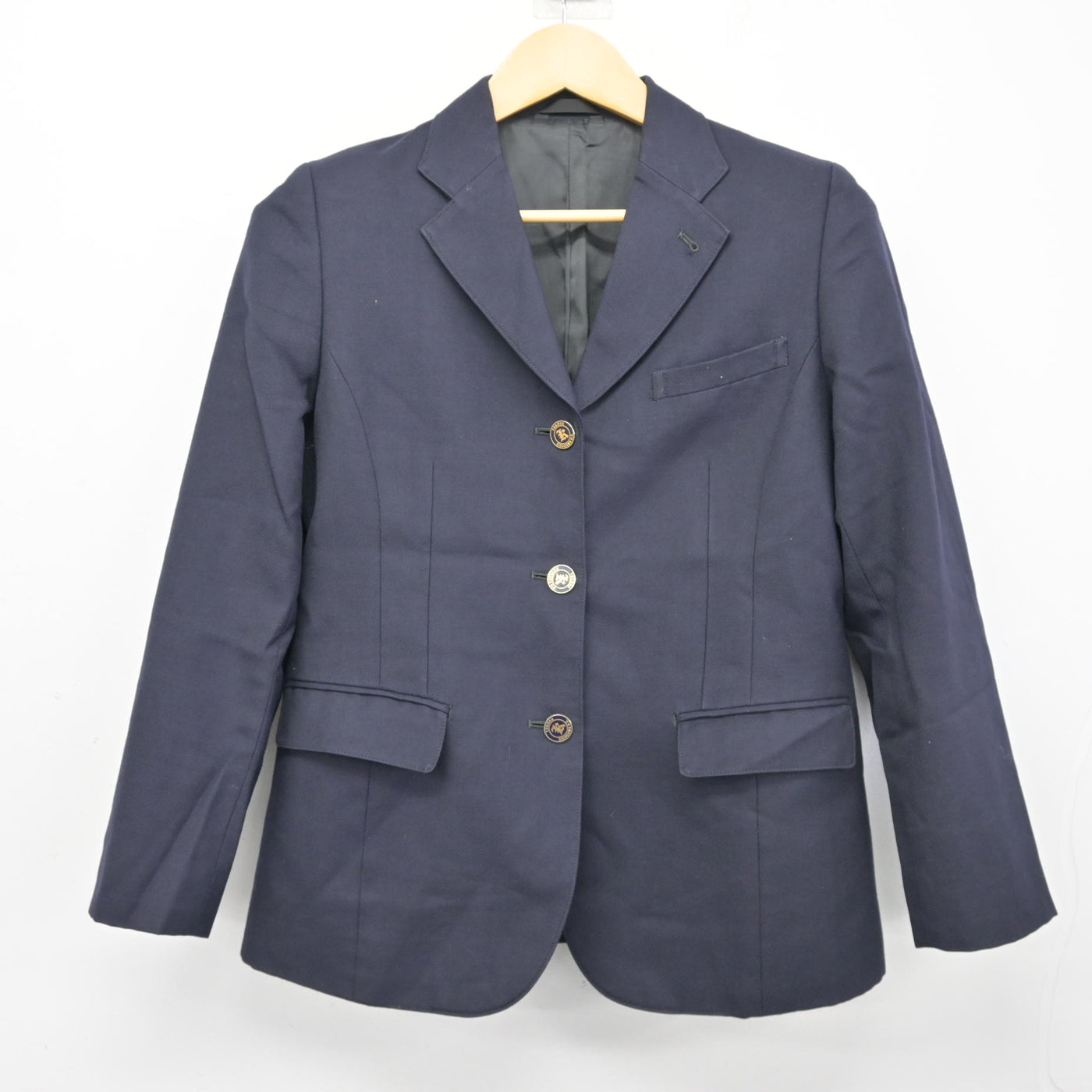 【中古】静岡県 常葉大学附属菊川高等学校 女子制服 3点 (ブレザー・スカート) sf100095