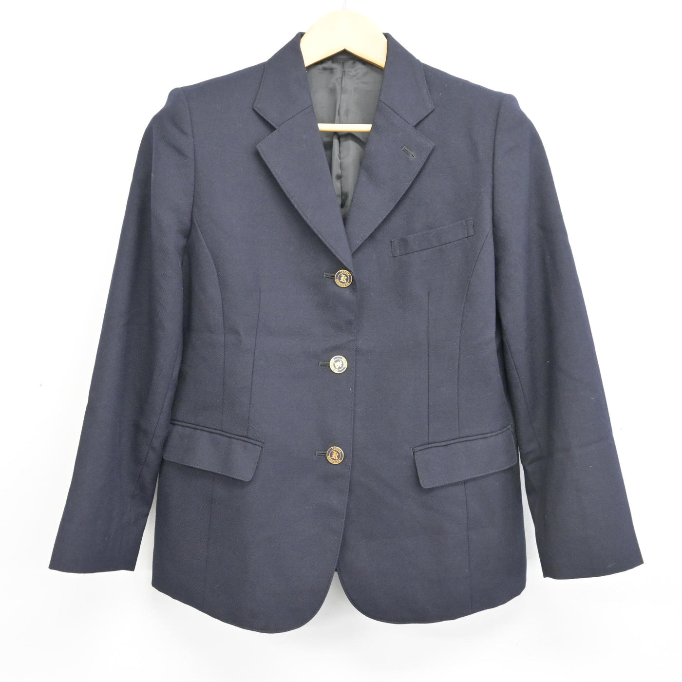 【中古】静岡県 常葉大学附属菊川高等学校 女子制服 2点 (ブレザー・スカート) sf100096