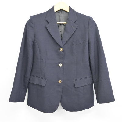 【中古】静岡県 常葉大学附属菊川高等学校 女子制服 2点 (ブレザー・スカート) sf100096