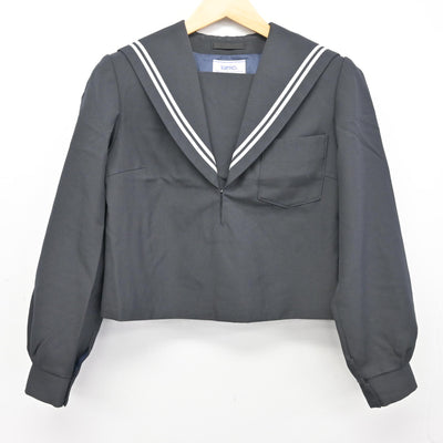 【中古】愛知県 千代田中学校 女子制服 2点 (セーラー服・スカート) sf100100