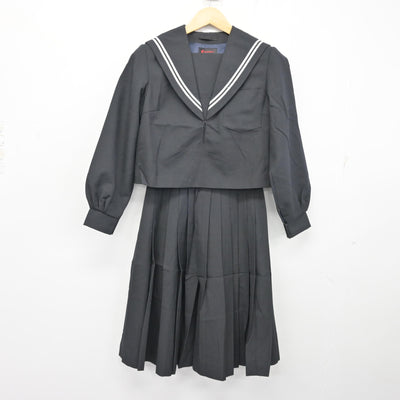 【中古】愛知県 千代田中学校 女子制服 2点 (セーラー服・スカート) sf100101