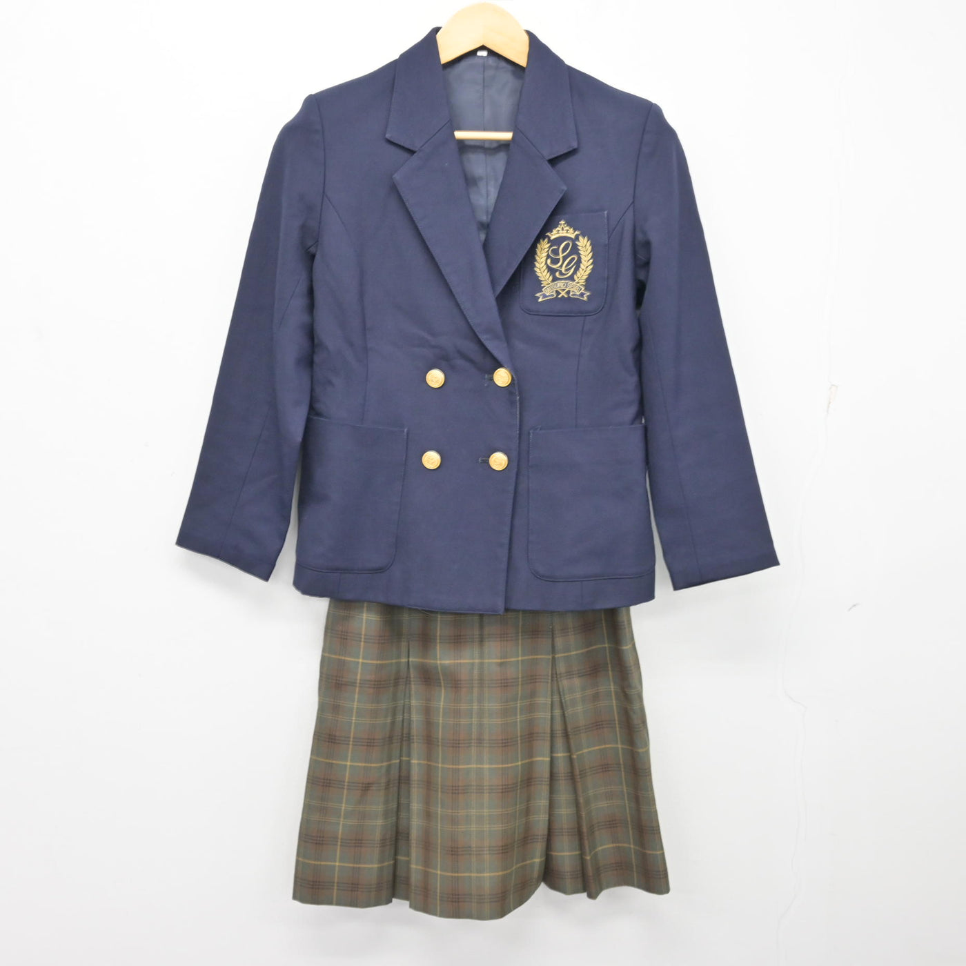 【中古】東京都 目黒星美学園高等学校 女子制服 2点 (ブレザー・スカート) sf100108