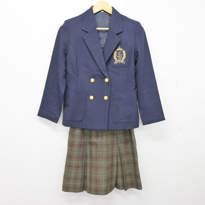 【中古】東京都 目黒星美学園高等学校 女子制服 2点 (ブレザー・スカート) sf100108