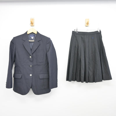 【中古】千葉県 生浜高等学校 女子制服 2点 (ブレザー・スカート) sf100110