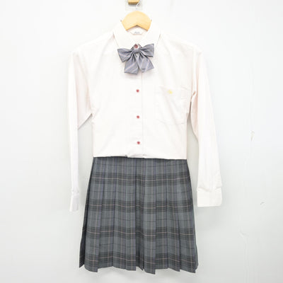 【中古】静岡県 日本大学三島高等学校・中学校/旧制服 女子制服 4点 (ブレザー・シャツ・スカート) sf100112