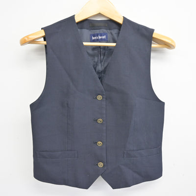 【中古】埼玉県 川越総合高等学校 女子制服 2点 (ベスト・シャツ) sf100116