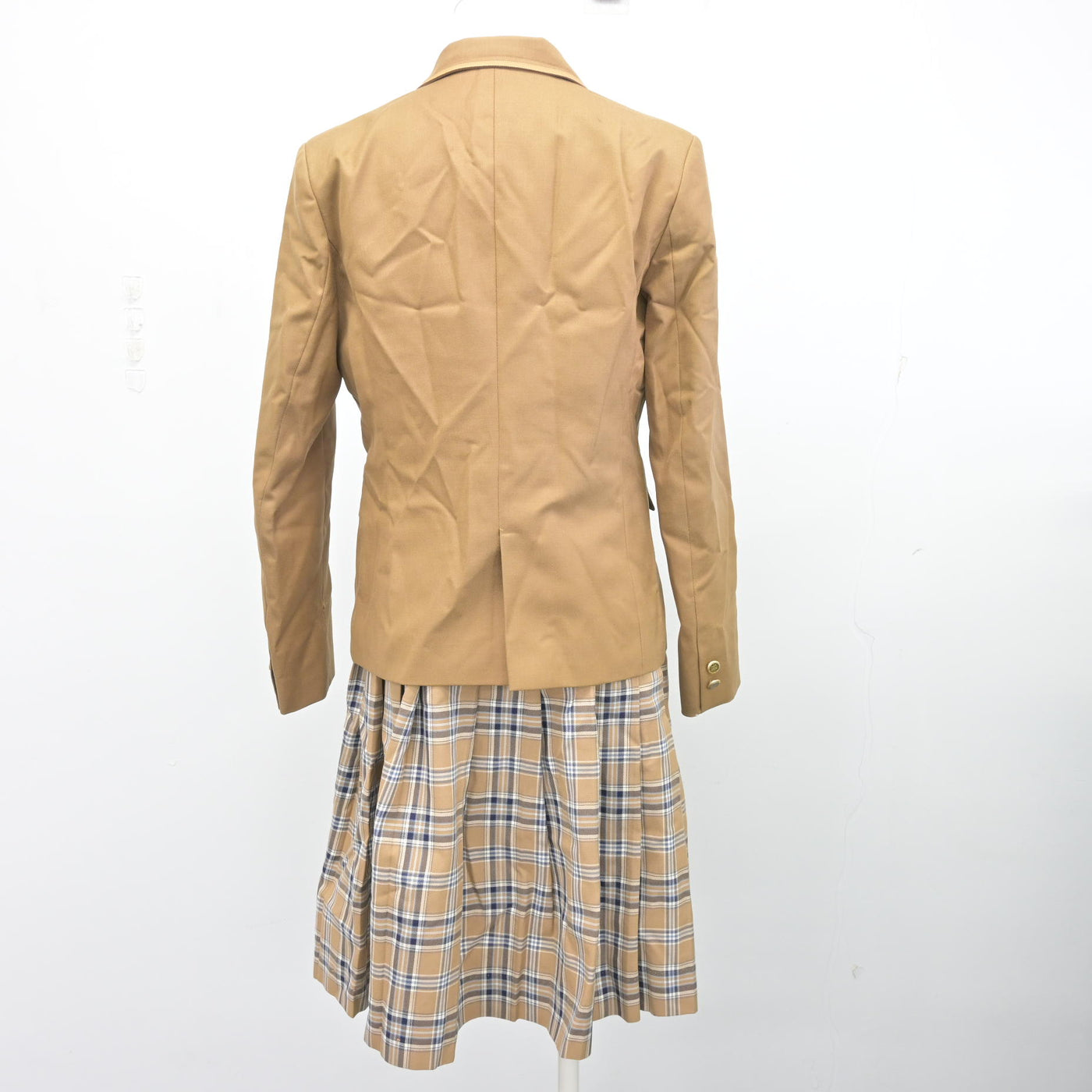 【中古】栃木県 作新学院高等学校 女子制服 4点 (ブレザー・ベスト・スカート) sf100120