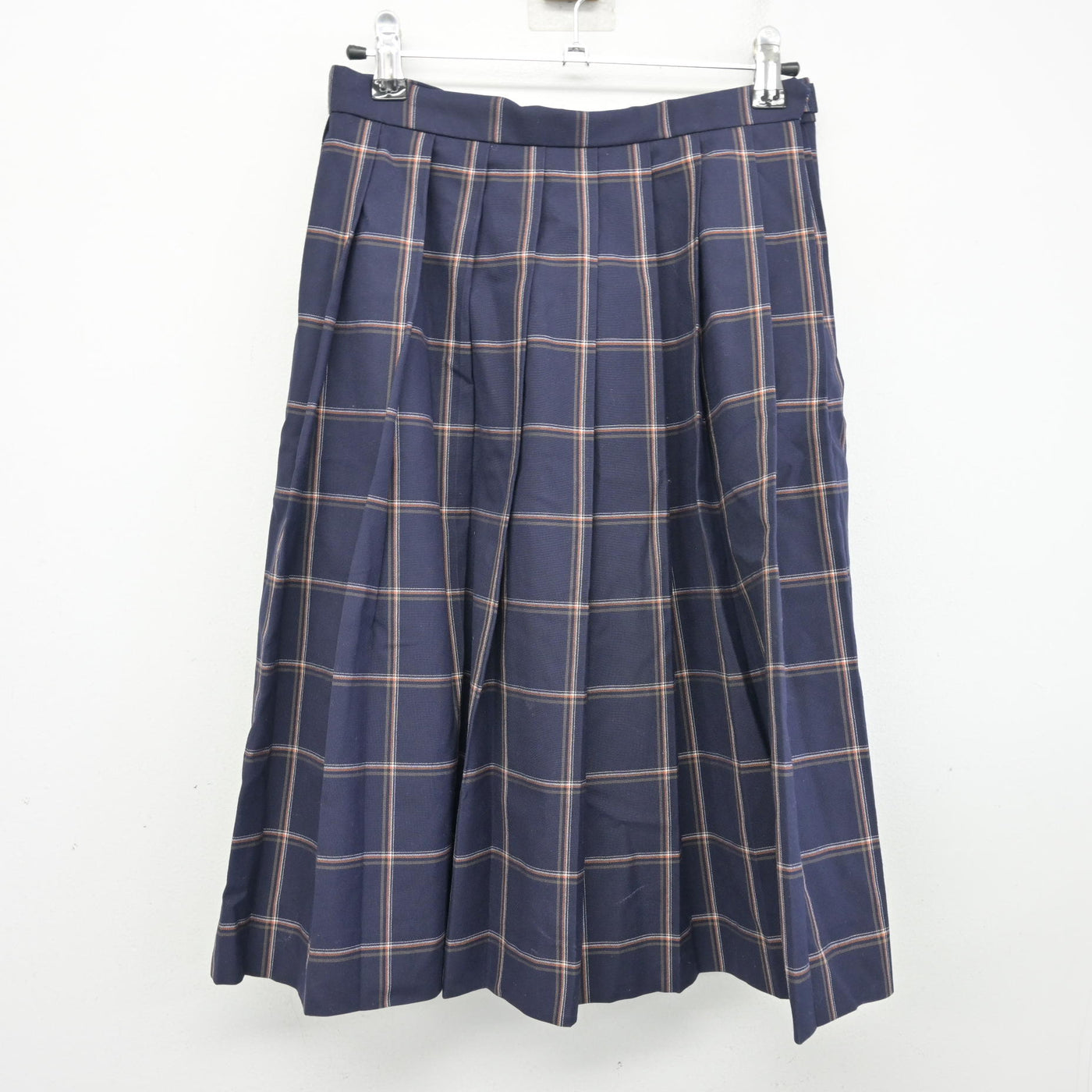【中古】栃木県 作新学院高等学校 女子制服 4点 (ニットベスト・シャツ・スカート) sf100123
