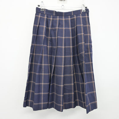 【中古】栃木県 作新学院高等学校 女子制服 4点 (ニットベスト・シャツ・スカート) sf100123