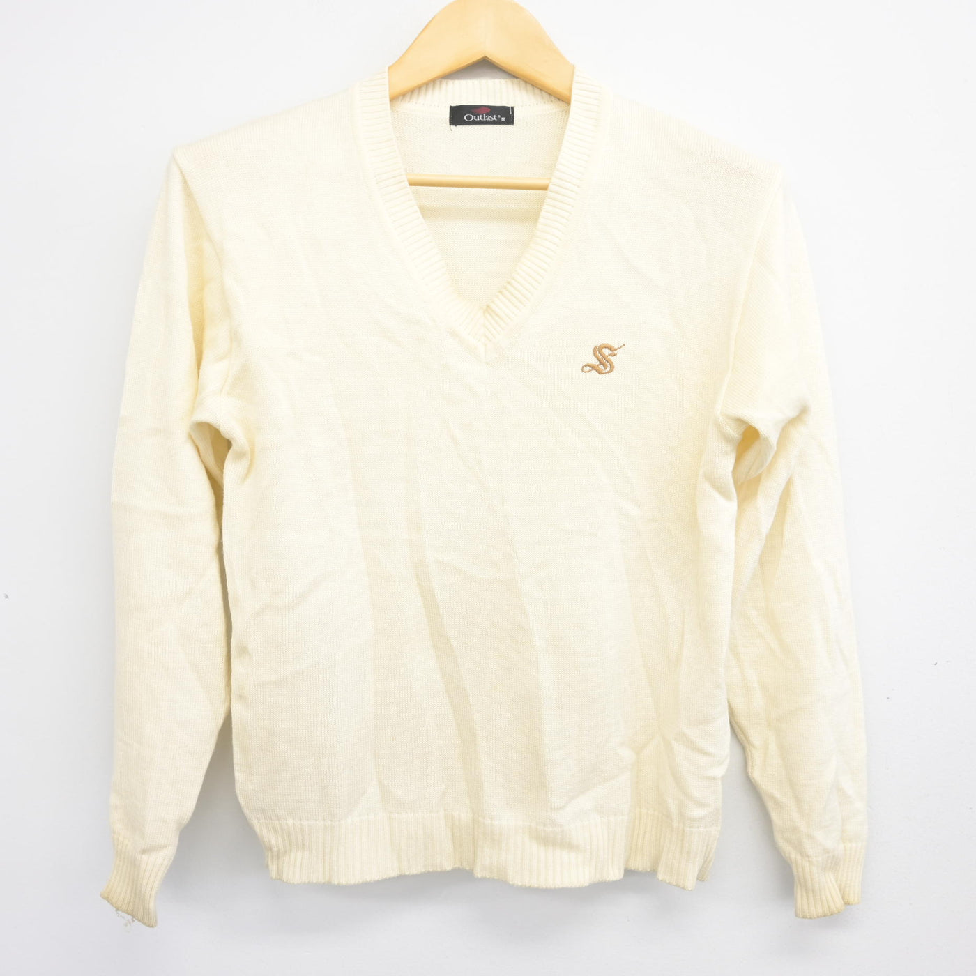 【中古】栃木県 作新学院高等学校 女子制服 2点 (ニット・シャツ) sf100124