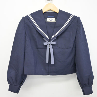 【中古】愛知県 鬼崎中学校 女子制服 3点 (セーラー服・スカート) sf100135