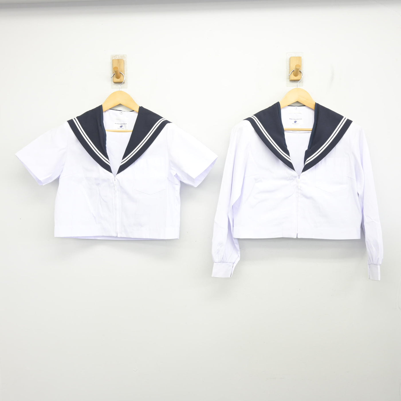 【中古】愛知県 鬼崎中学校 女子制服 3点 (セーラー服・スカート) sf100136