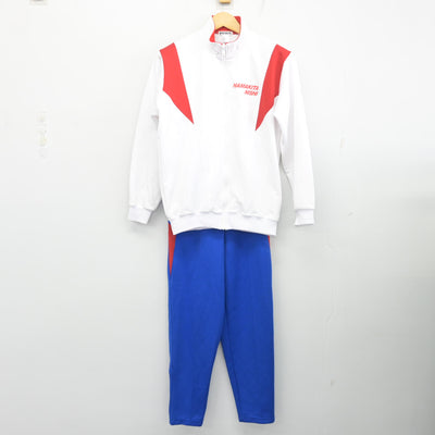 【中古】静岡県 浜北西高等学校 女子制服 3点 (ジャージ 上・ジャージ 下・体操服 下) sf100149
