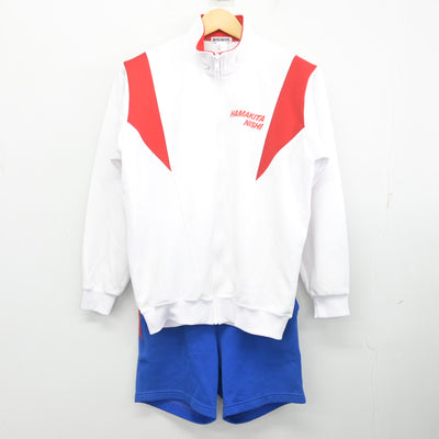【中古】静岡県 浜北西高等学校 女子制服 3点 (ジャージ 上・ジャージ 下・体操服 下) sf100149