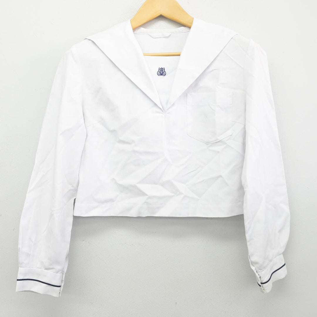中古】熊本県 鹿本高等学校 女子制服 2点 (セーラー服・スカート