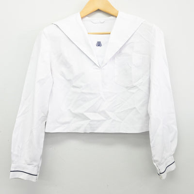 【中古】熊本県 鹿本高等学校 女子制服 2点 (セーラー服・スカート) sf100159